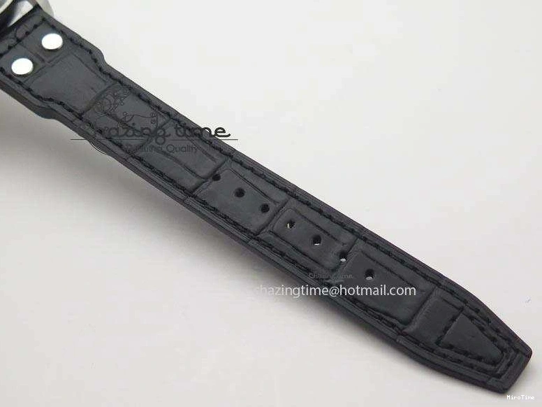 MIROTIME 0318 TimelessDesign Big Pilot Real PR IW500906 ZF 1:1 Best Edition Silver Dial On Black Leather Strap A 7285